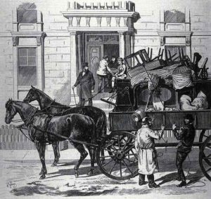 Garde-meubles à Paris demenagement-histoire