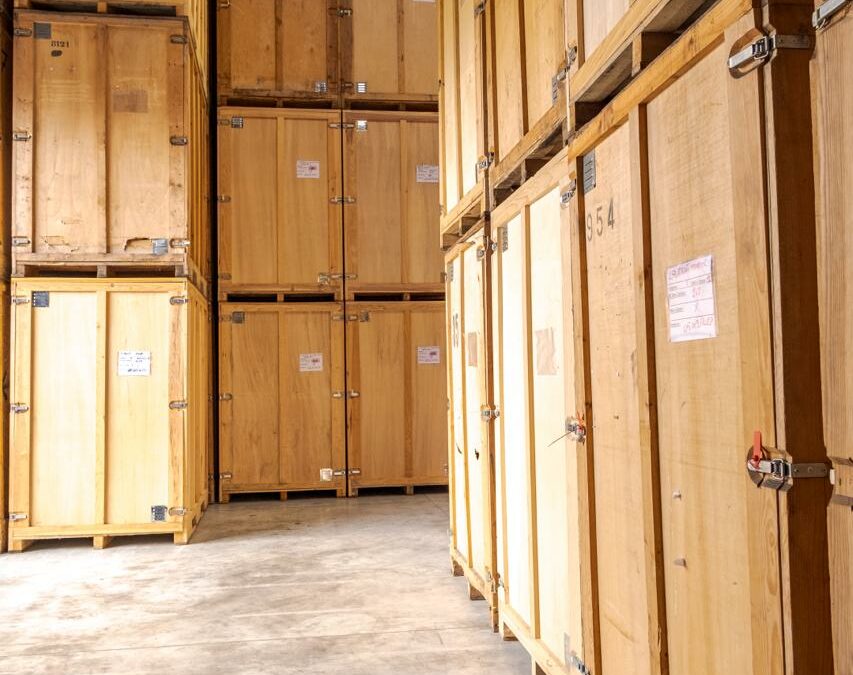 Intérieur d'un espace de stockage et garde meubles