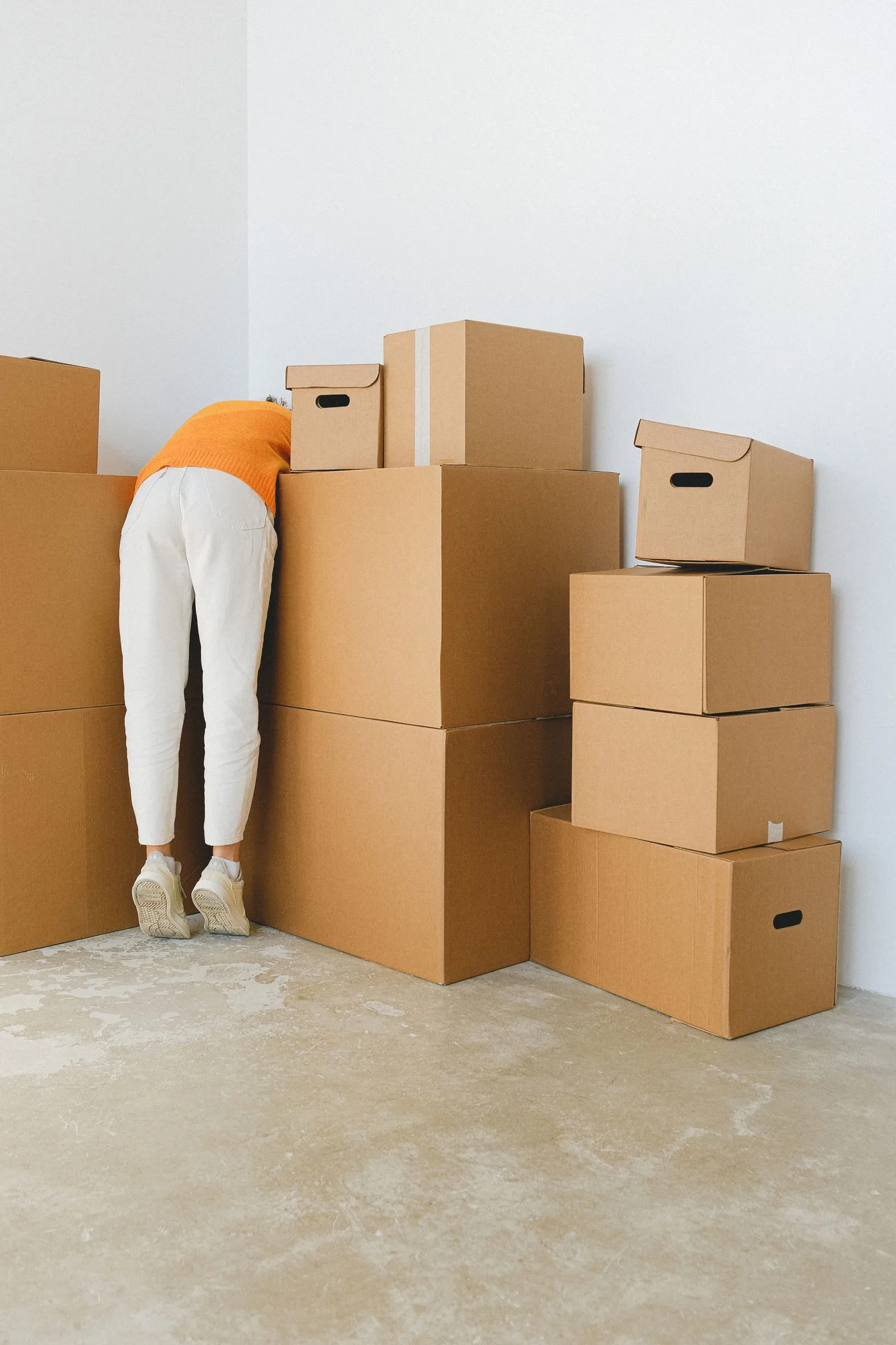Tri et préparation des cartons avant un déménagement à Joinville-le-Pont